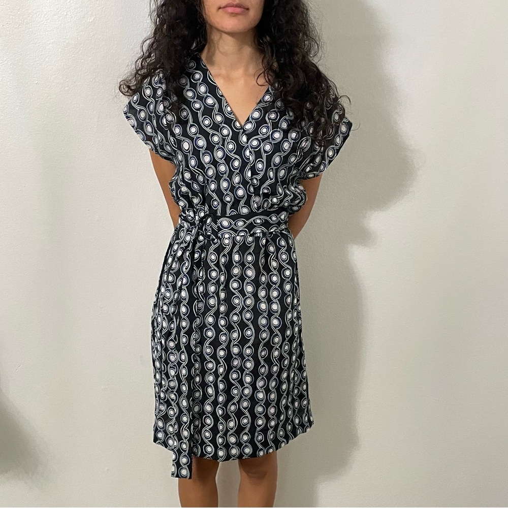 Bimba Y Lola Mini Dress Navy Blue